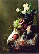unknow artist Floral, beautiful classical still life of flowers.115 France oil painting reproduction